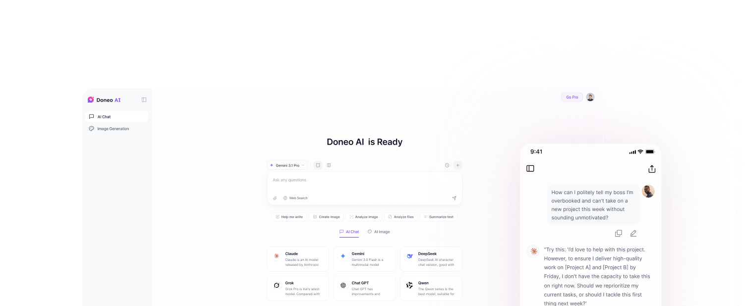 Doneo AI product preview