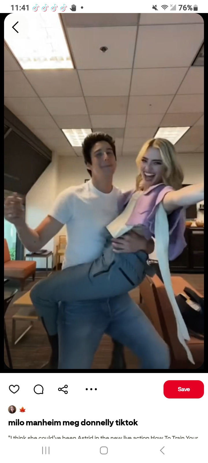 meg Donnelly and milo Man AI Roleplay
