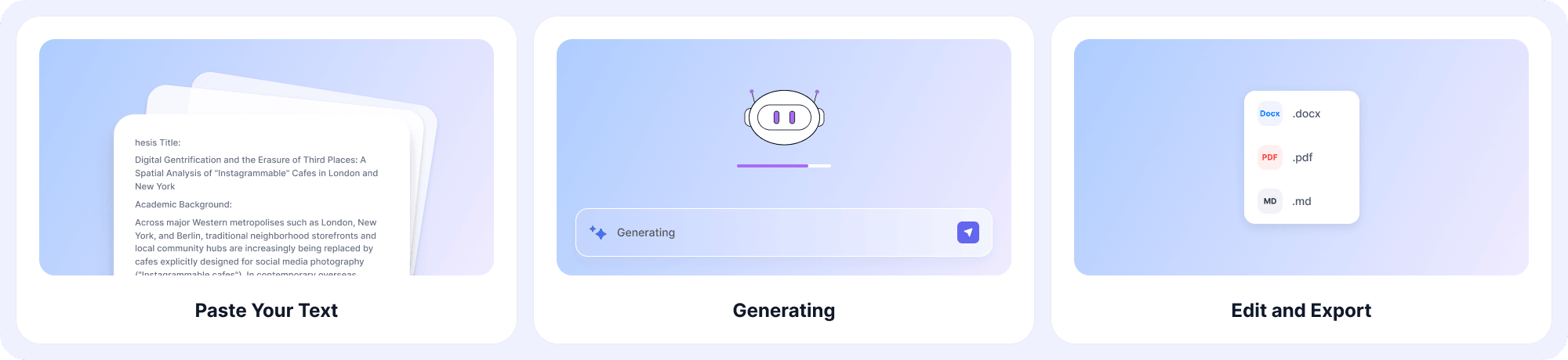 how to use EaseDone AI academic writer
