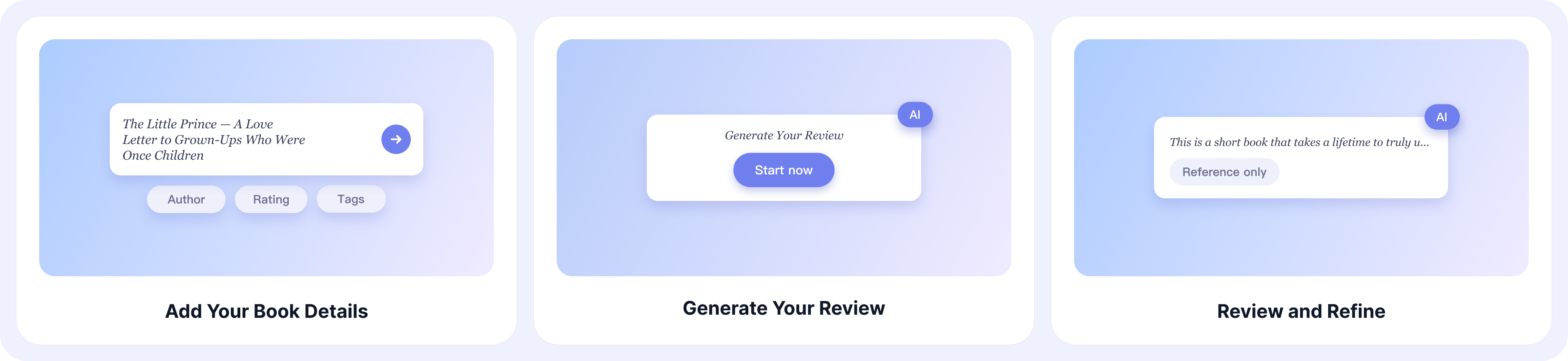 How to Use the AI Book Review Generator