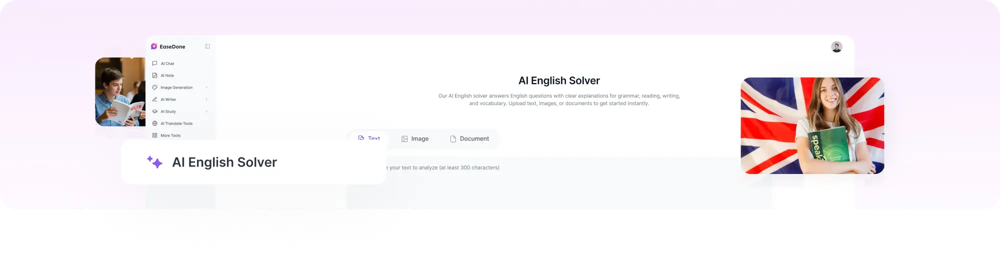 Solve English Questions with AI-Powered Learning Support