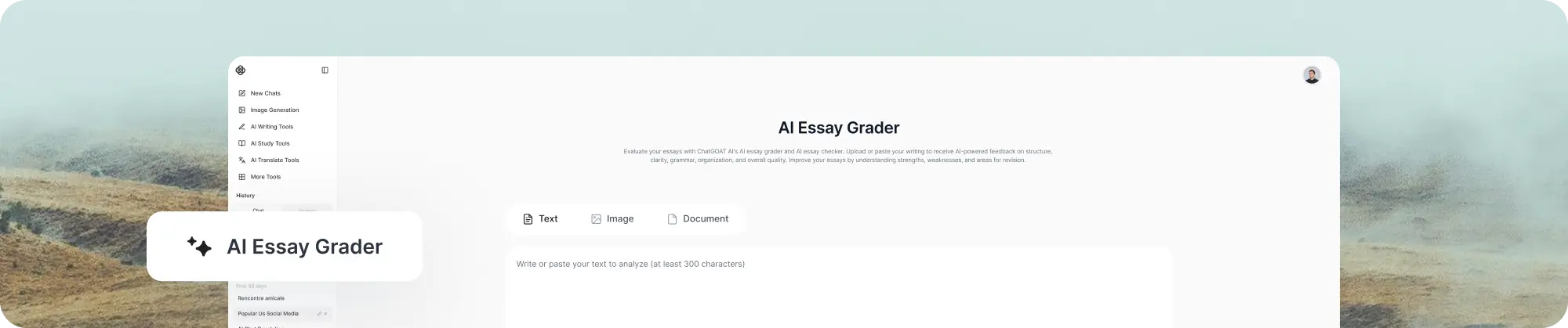 Check and Improve Your Essay with AI