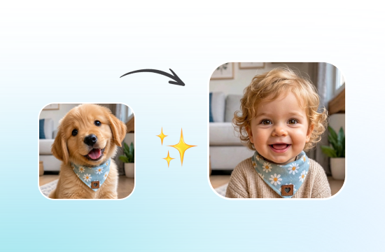 transform animal picture to human pic