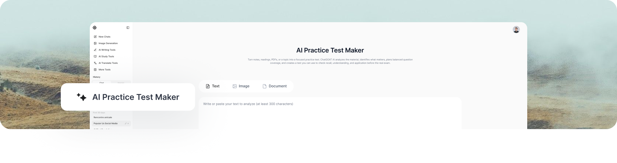 How to Study with ChatGOAT AI