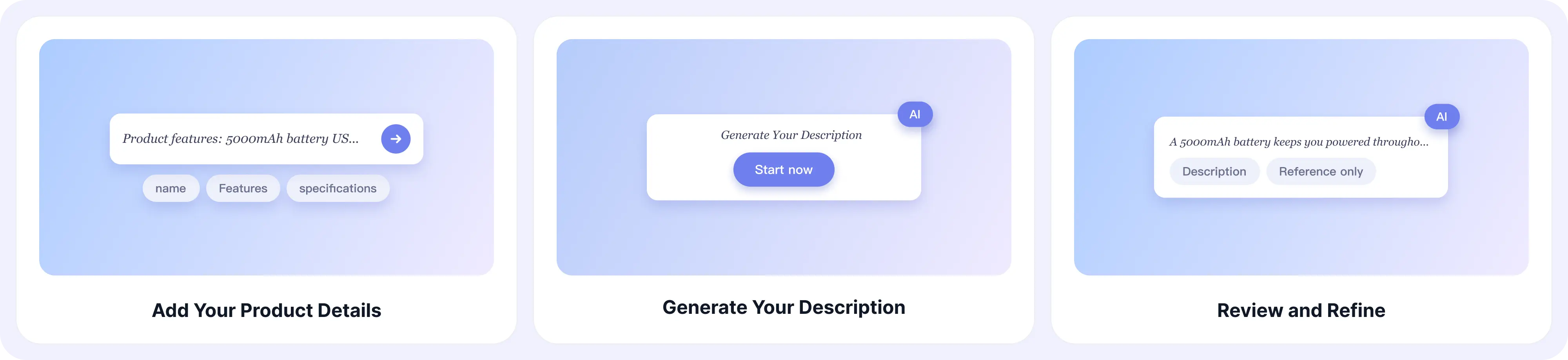 How to Use the AI Product Description Generator