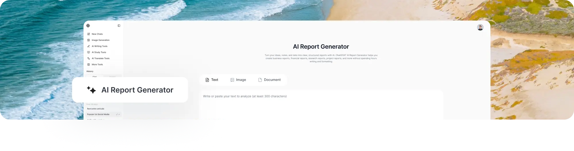 Why Choose ChatGOAT AI Report Generator