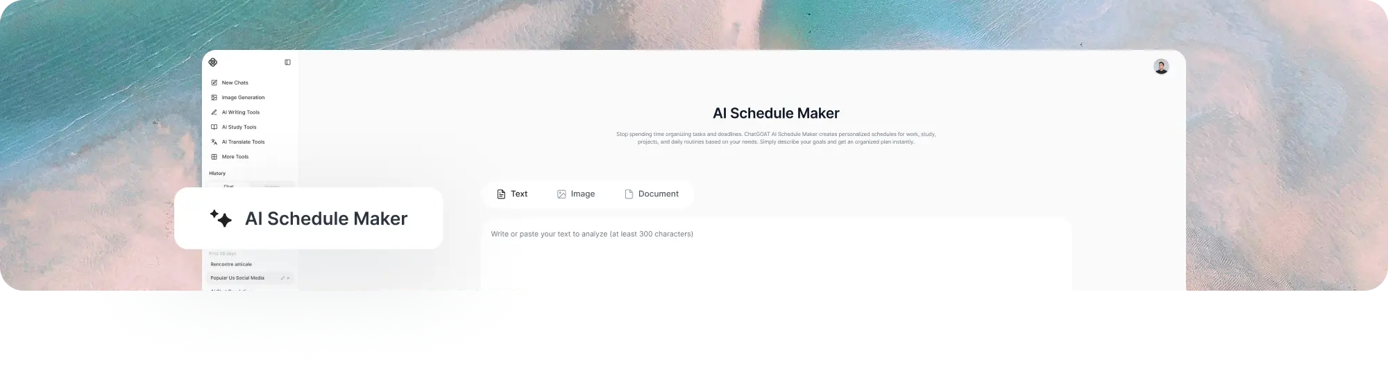 What Can You Create with AI Schedule Maker
