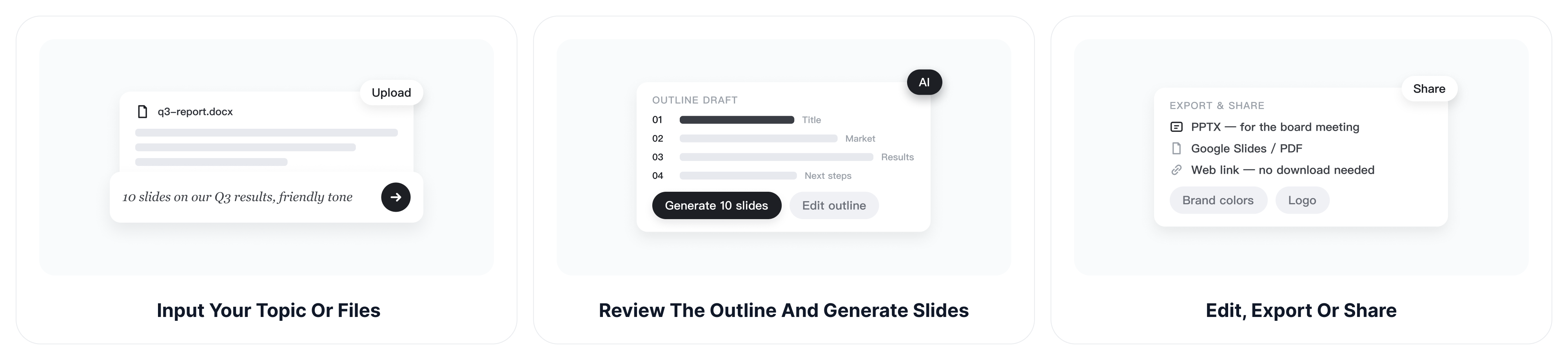 How to Use ChatGOAT AI Slide Generator in 3 Steps