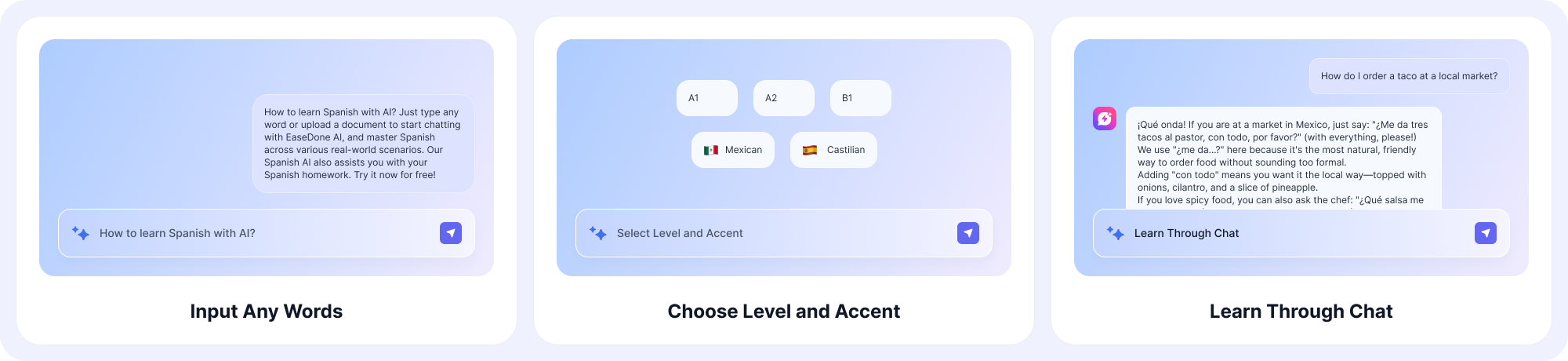 How to Learn Spanish with EaseDone AI
