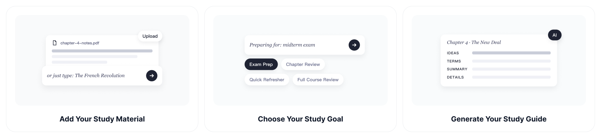 How to Make a Study Guide with ChatGOAT AI