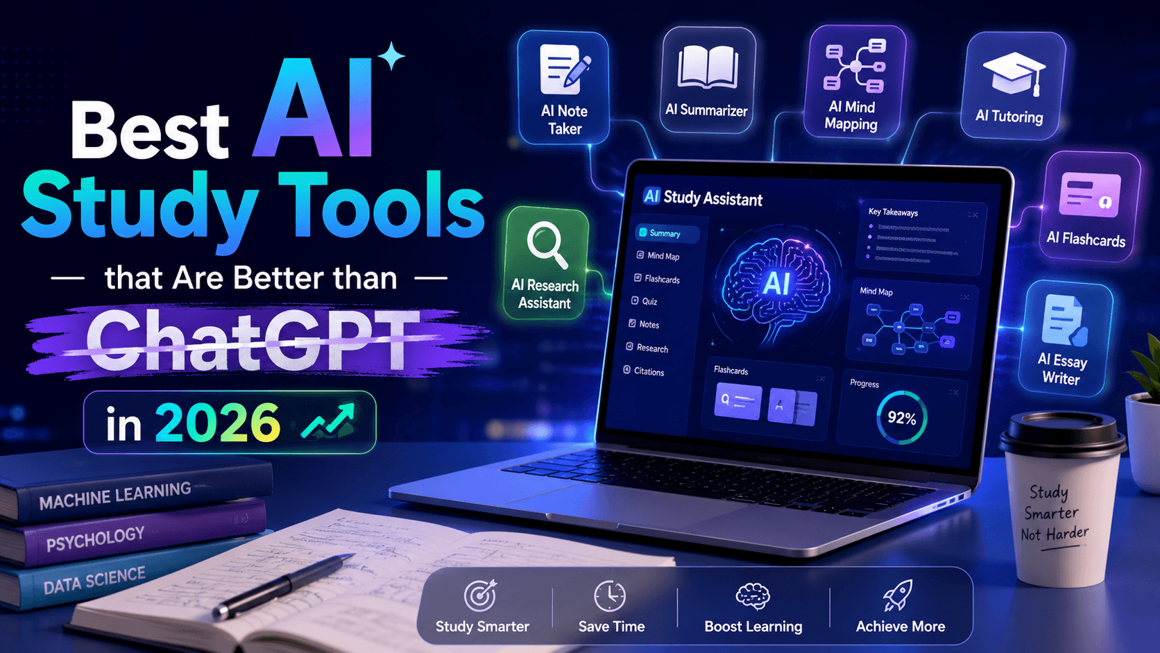 Best AI Study Tools that Are Better than ChatGPT in 2026