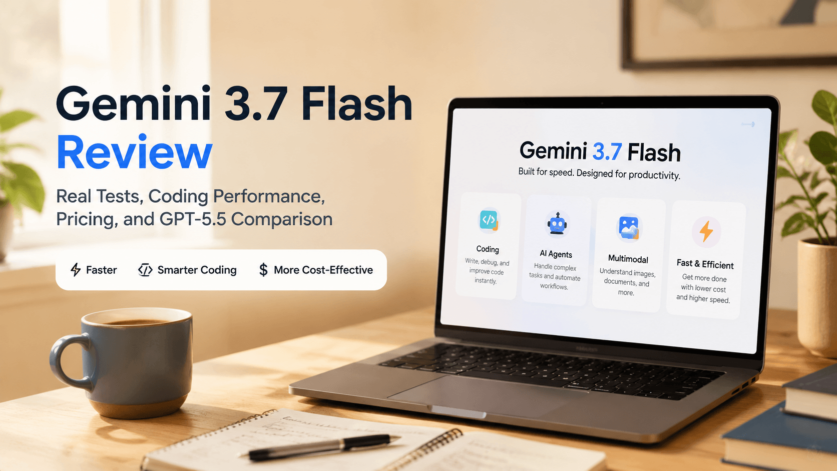 Gemini 3.7 Flash 评测：实测、编程性能、定价以及与 Gemini 3.6 Flash 的对比