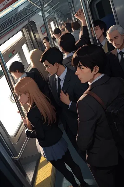 Crowded Train Ride AI Roleplay