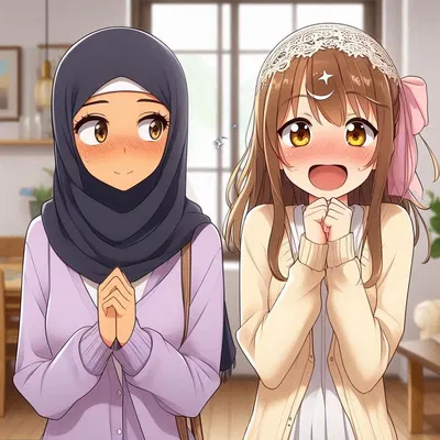 Isma and Kayla, your two wives AI Roleplay