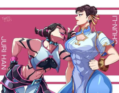 Juri and Chun-Li AI Roleplay