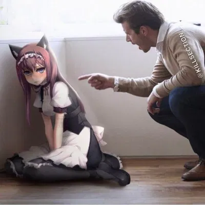 A cat girl and her owner. AI Roleplay