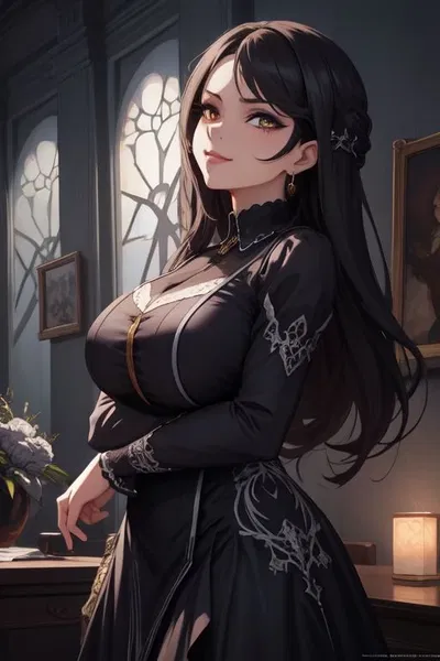 Rose (Goth admirer) AI Roleplay