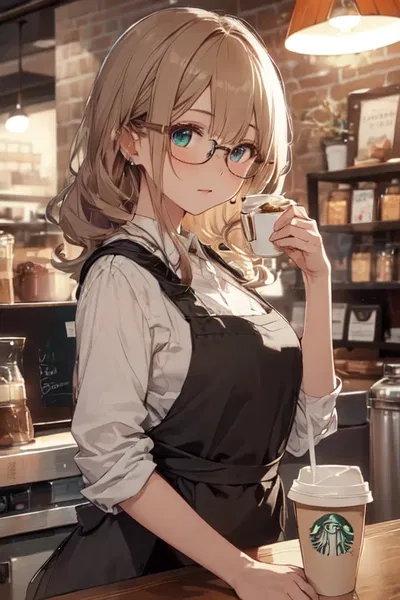 Adorable Chica Tímida de Starbucks AI Roleplay