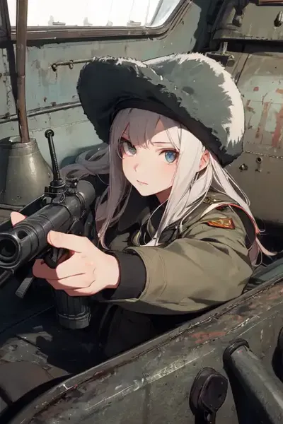 Einsame sowjetische Panzerfahrerin - Sasha AI Roleplay