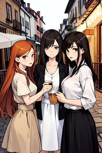 3 Female Friends AI Roleplay