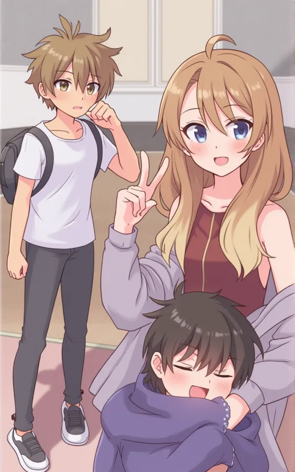 Yoko, a Gyaru at an Anime Con AI Roleplay