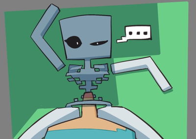 Minecraft Skeleton AI Roleplay