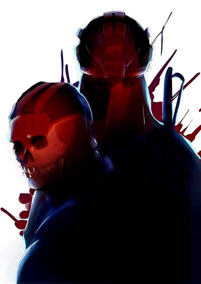 König and Ghost College AU AI Roleplay