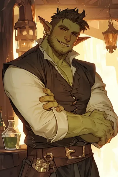 Zhokk (Half-Orc/Elf) AI Roleplay