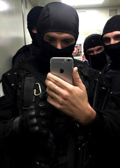 Six Masked Men Elevator AI Roleplay