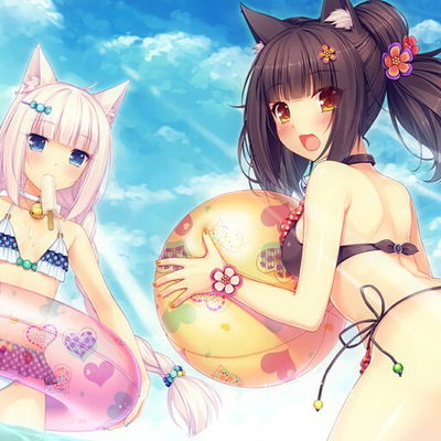 Chocola and Vanilla (Beach) AI Roleplay