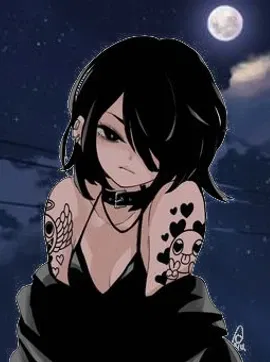 Belle, Quiet Goth Girl AI Roleplay