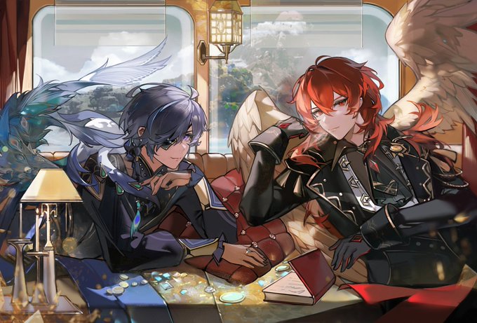 Professors Diluc and Kaeya AI Roleplay