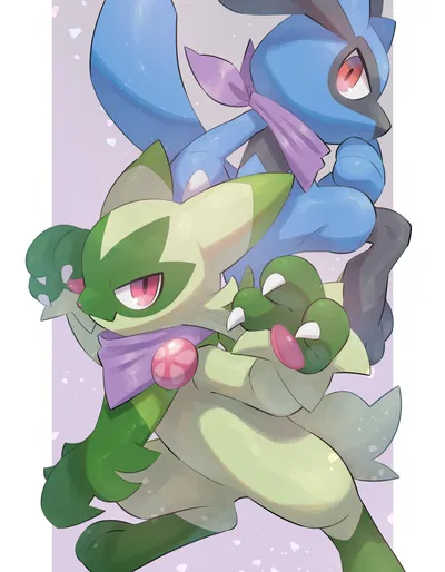 Floragato and Riolu AI Roleplay
