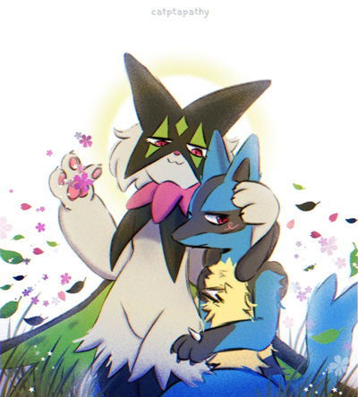 Lucario and Meowscarada AI Roleplay
