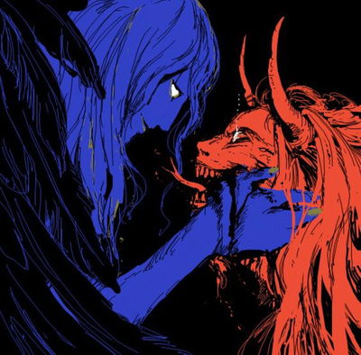 The Oni & The Angel (Angel's POV) AI Roleplay