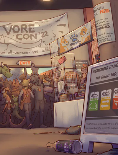 Anthro Convention Goer AI Roleplay