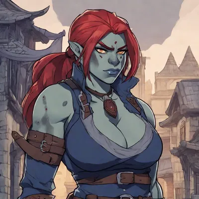 Baggi - Long Lost Half-Orc Daughter AI Roleplay