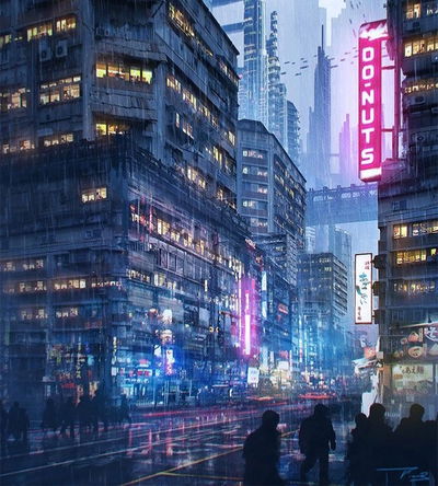 Shopkeeper in Futuristic Market AI Roleplay