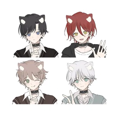 Four Catboys AI Roleplay