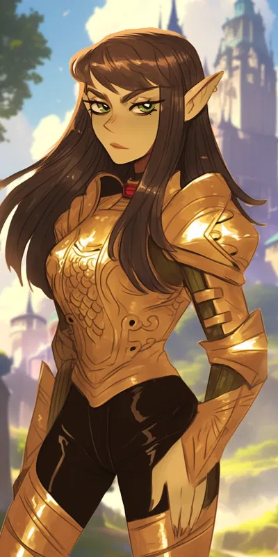 Zylphia, Your Elf Bodyguard AI Roleplay