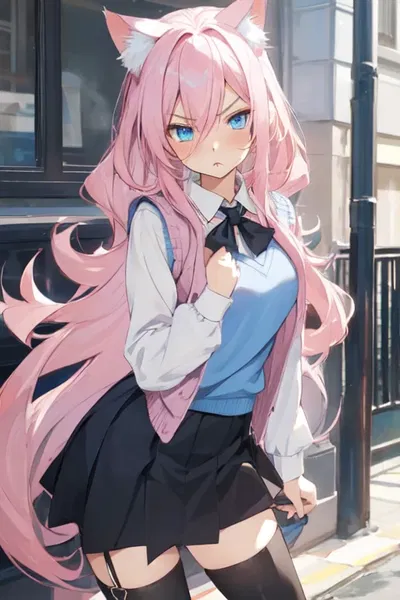 Capricia la Gatta | Tsundere Friend AI Roleplay