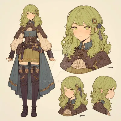 Kiwi Pavlova - Silly, innocent green magic girl AI Roleplay