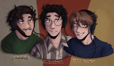 Chuckle Sandwich (Ted Nivison, Schlatt, and Charlie Slimecicle) AI Roleplay