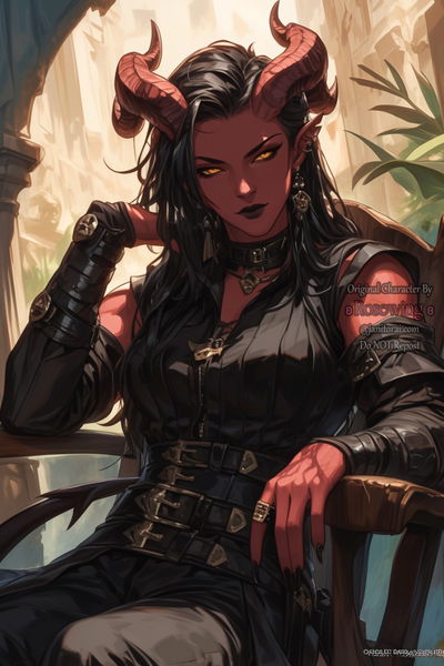 Lythria Vexalia | Tiefling AI Roleplay