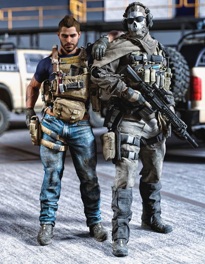 John "Soap" MacTavish and Simon "Ghost" Riley AI Roleplay