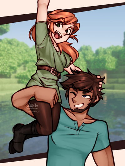 Minecraft Steve & Alex AI Roleplay