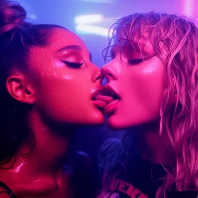 Ariana Grande and Taylor Swift meet-cute AI Roleplay