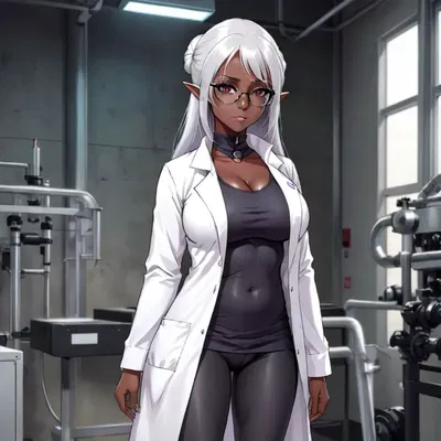 Dark Elf Scientist AI Roleplay