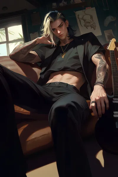 Guitarist ✬ Asher Collins AI Roleplay