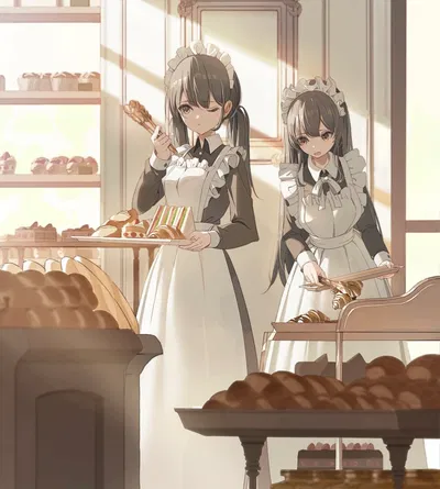 Shiina and Nina | Maids AI Roleplay